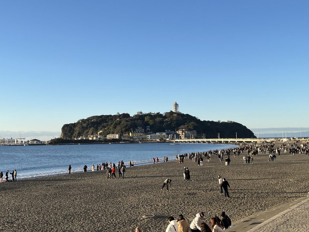 元旦の江ノ島