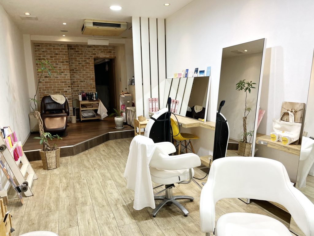 hair pallas店内