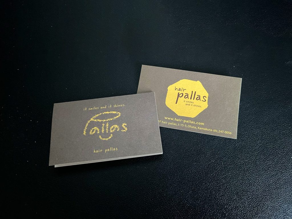 hair pallasメンバーズカードデザイン